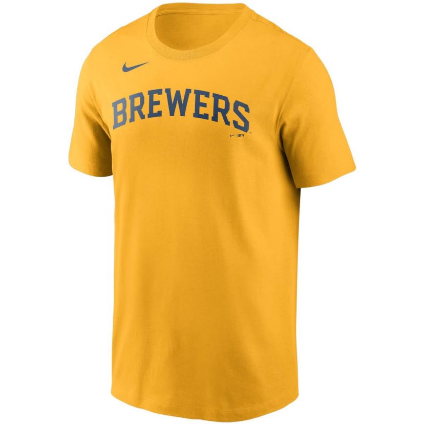 MLB Nike Christian Yelich Milwaukee Brewers Name & Number T-Shirt