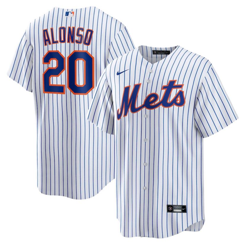 MLB Nike Pete Alonso New York Mets Home Replica Player Name Jersey