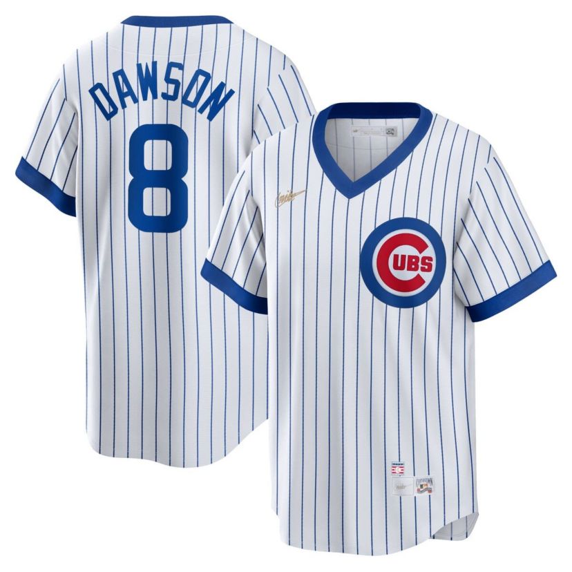 MLB Nike Andre Dawson Chicago Cubs Home Cooperstown Collection Player Jersey