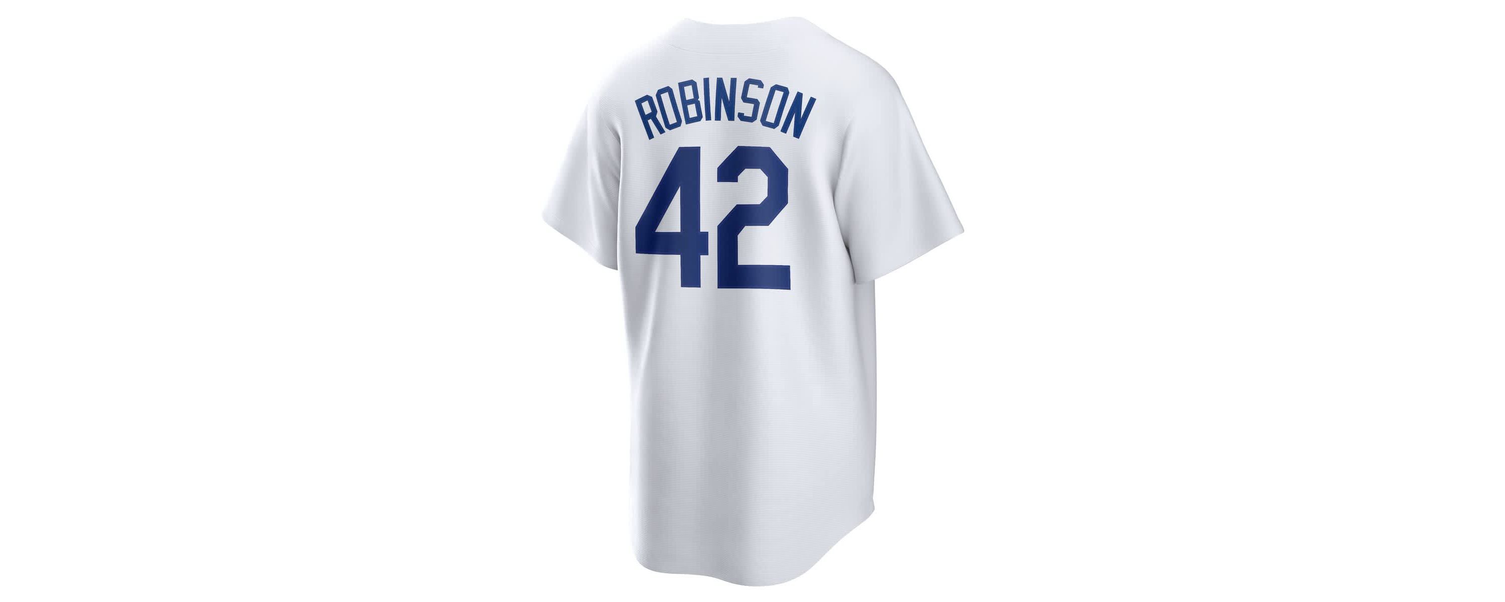 Cooperstown Teams Nike Jackie Robinson Brooklyn Dodgers Home Cooperstown Collection Player Jersey