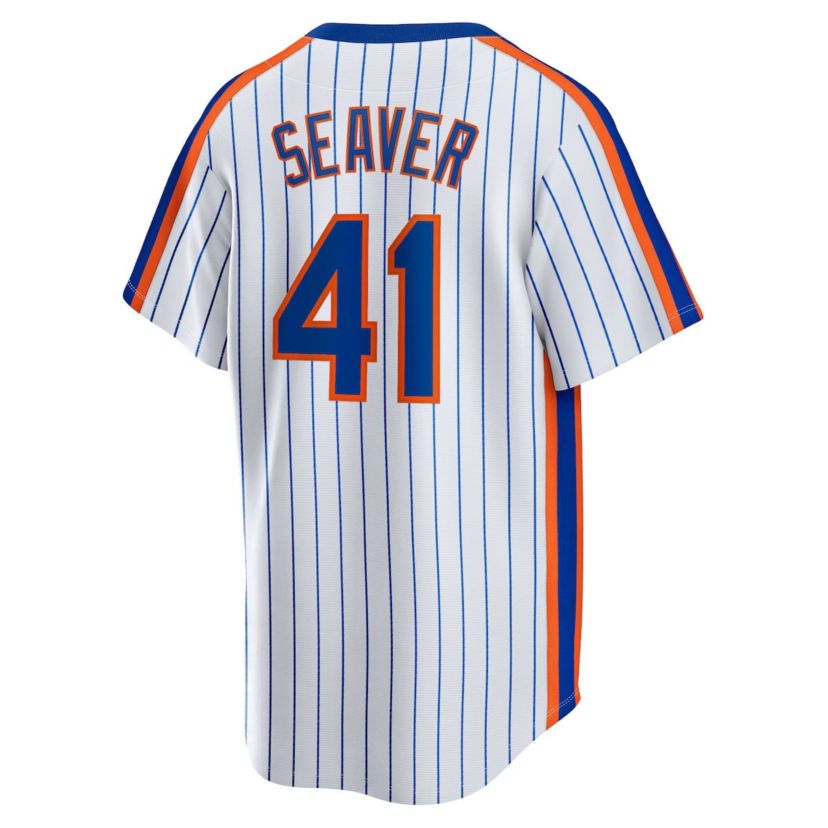 MLB Nike Tom Seaver New York Mets Home Cooperstown Collection Player Jersey