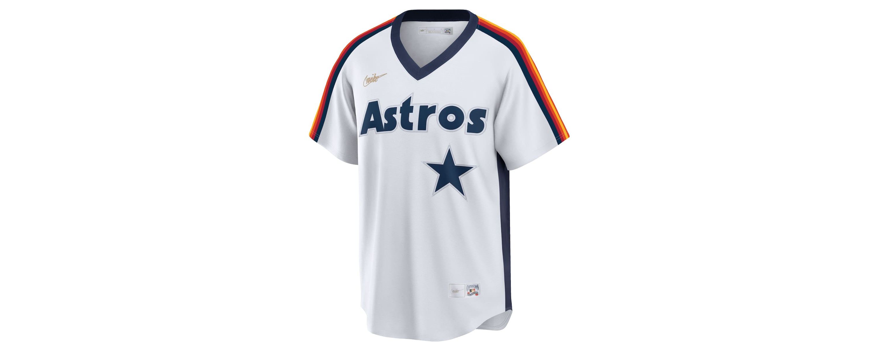 MLB Nike Craig Biggio Houston Astros Home Cooperstown Collection Logo Player Jersey