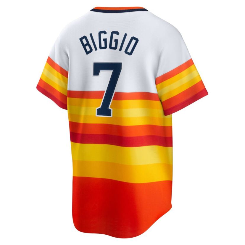 MLB Nike Craig Biggio Houston Astros Home Cooperstown Collection Player Jersey