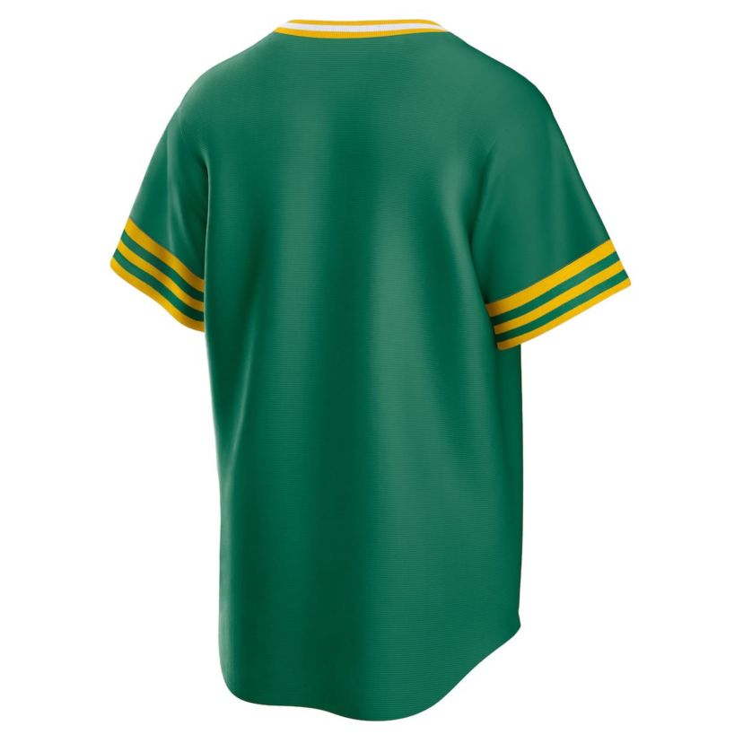 Oakland Athletics MLB Nike Kelly Athletics Road Cooperstown Collection Team Jersey