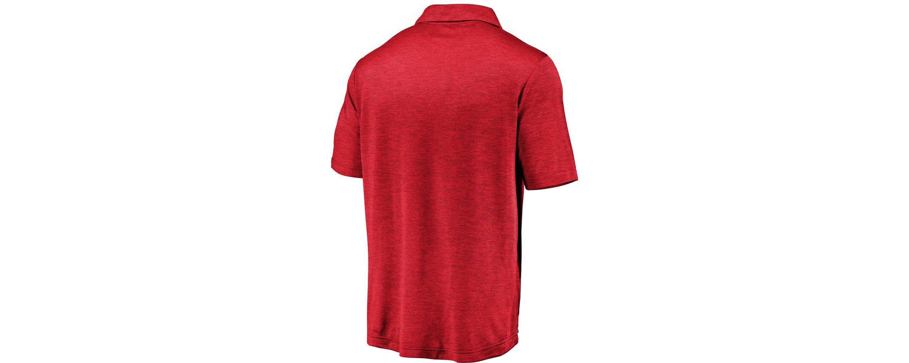 MLB Fanatics Cincinnati Reds Iconic Striated Primary Logo Lightweight Polo
