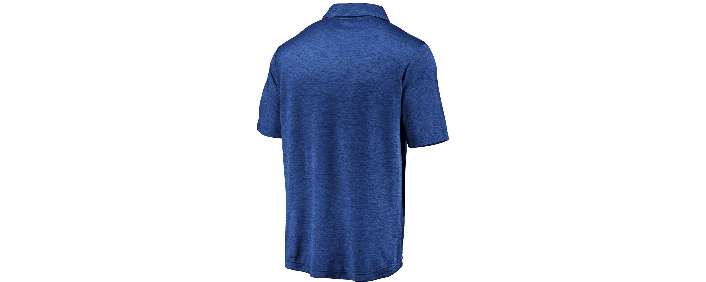 MLB Fanatics Kansas City Royals Iconic Striated Primary Logo Lightweight Polo