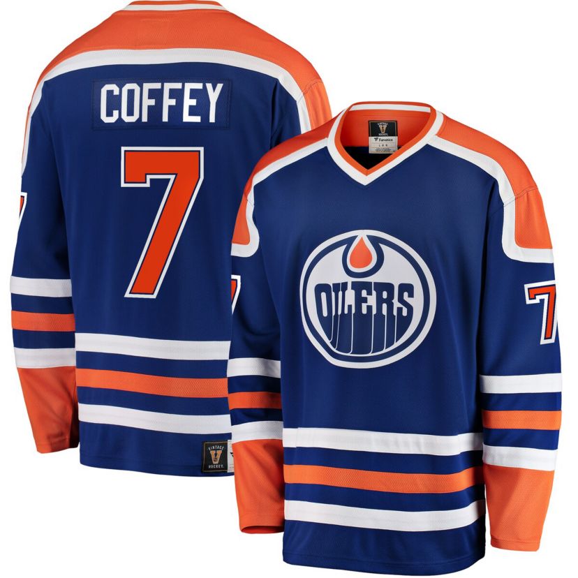 NHL Fanatics Paul Coffey Edmonton Oilers Premier Breakaway Retired Player Jersey