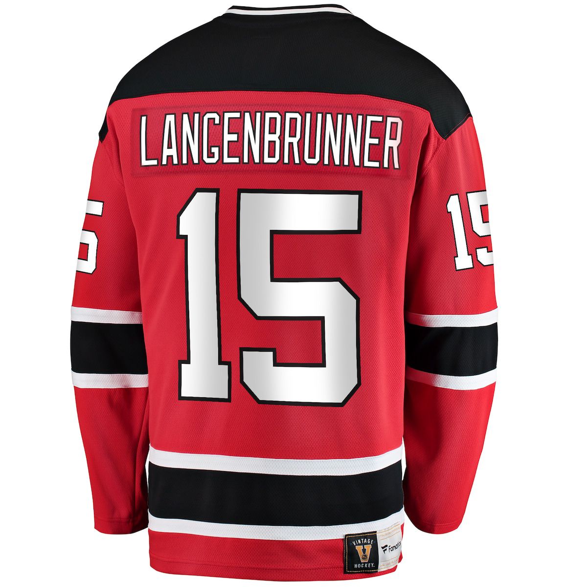 NHL Fanatics Jamie Langenbrunner New Jersey Devils Premier Breakaway Retired Player Jersey