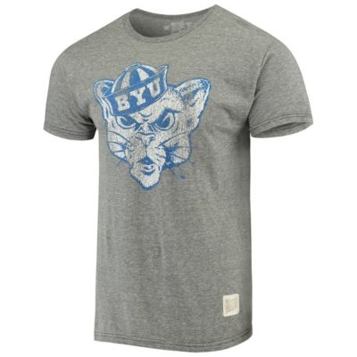 NCAA ed BYU Cougars Vintage Logo Tri-Blend T-Shirt