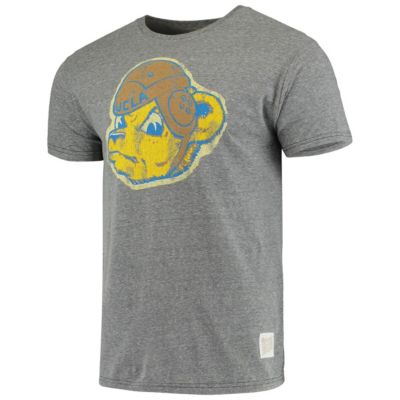 NCAA Heathered UCLA Bruins Vintage Logo Tri-Blend T-Shirt