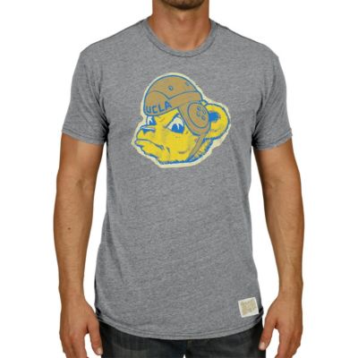 NCAA Heathered UCLA Bruins Vintage Logo Tri-Blend T-Shirt