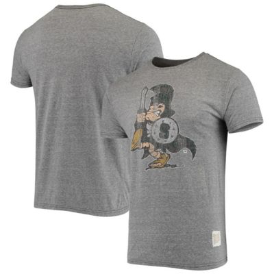 NCAA Heathered Michigan State Spartans Vintage Logo Tri-Blend T-Shirt