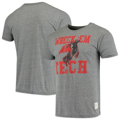 Texas Tech Red Raiders NCAA ed Vintage Logo Tri-Blend T-Shirt