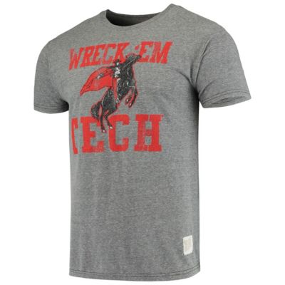 Texas Tech Red Raiders NCAA ed Vintage Logo Tri-Blend T-Shirt