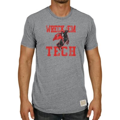 Texas Tech Red Raiders NCAA ed Vintage Logo Tri-Blend T-Shirt