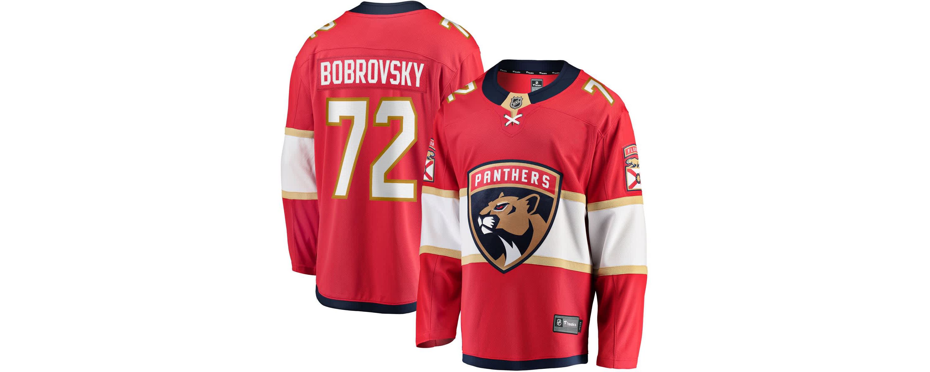 NHL Fanatics Sergei Bobrovsky Florida Panthers Breakaway Player Jersey