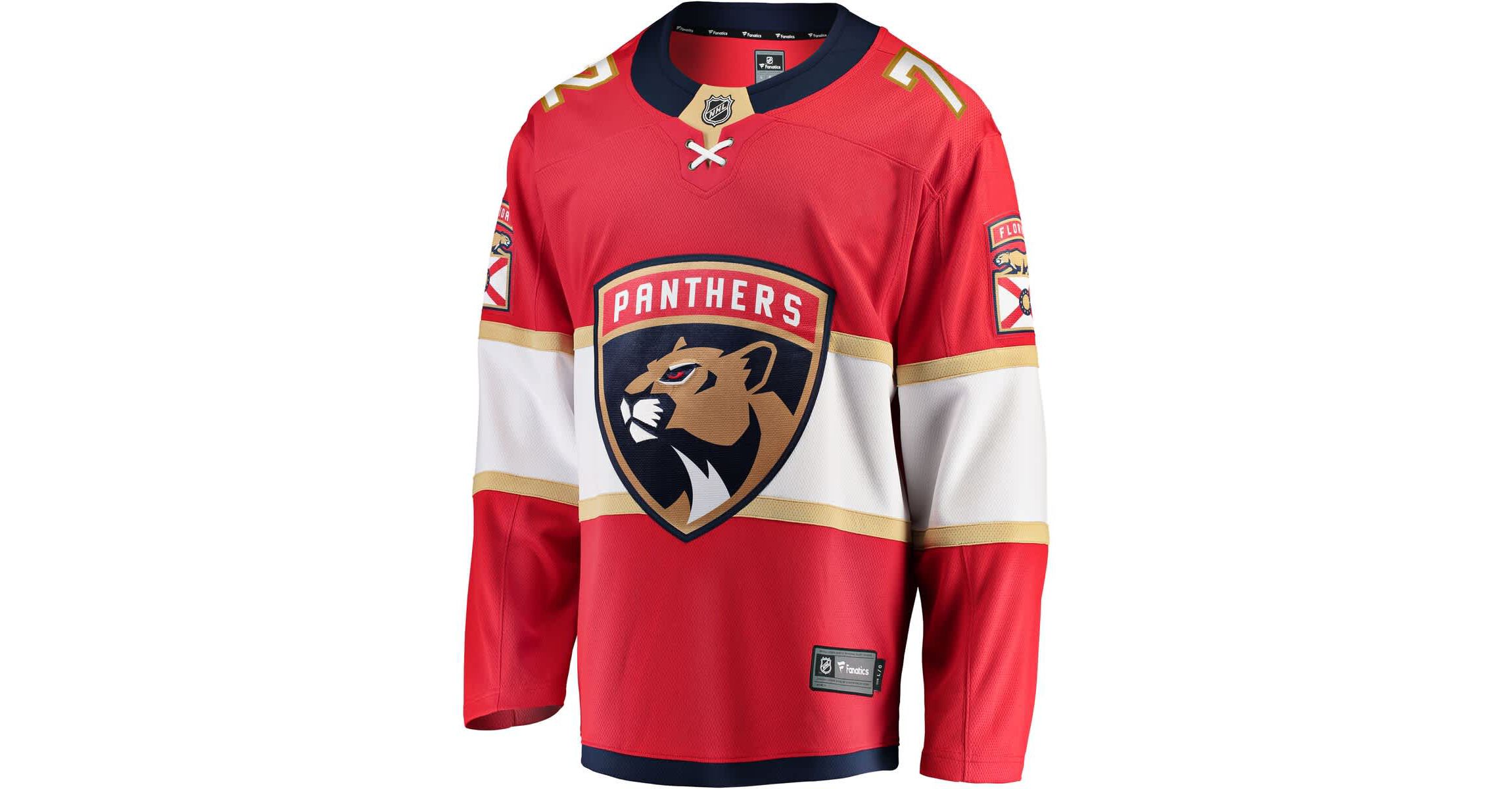 NHL Fanatics Sergei Bobrovsky Florida Panthers Breakaway Player Jersey