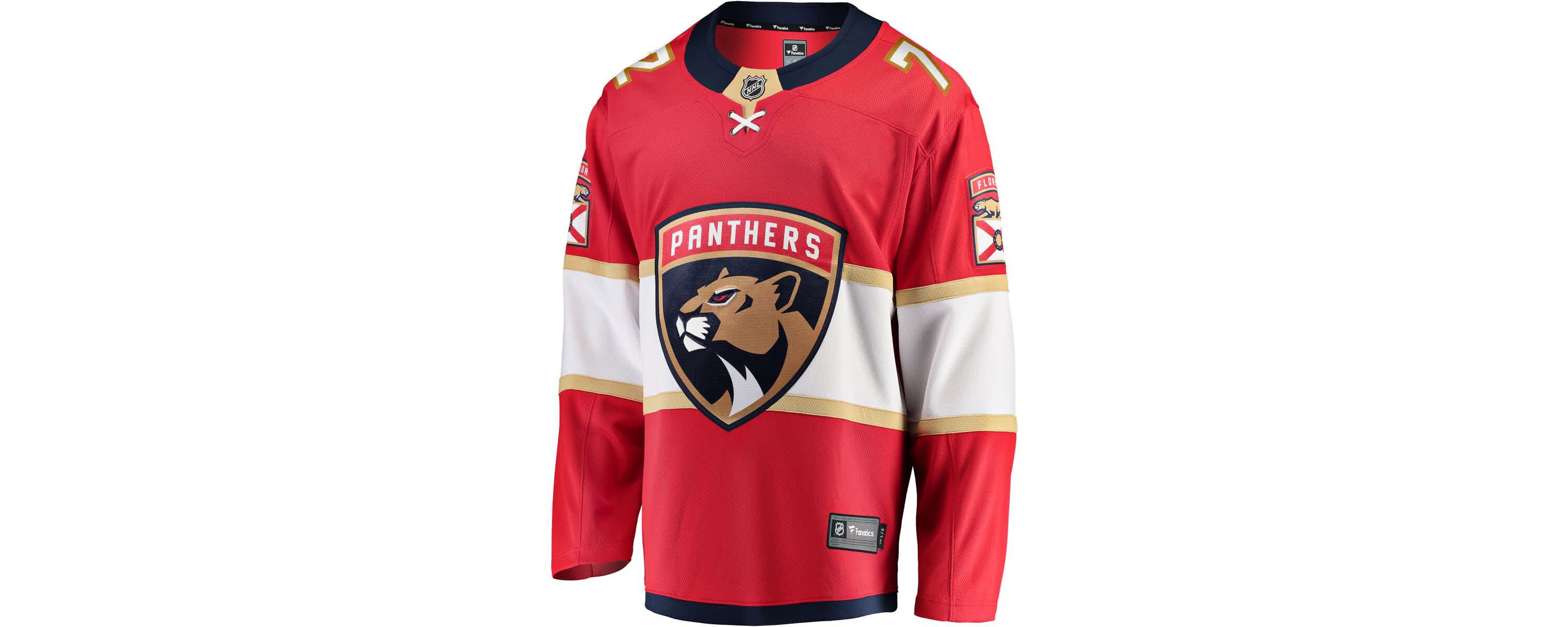NHL Fanatics Sergei Bobrovsky Florida Panthers Breakaway Player Jersey