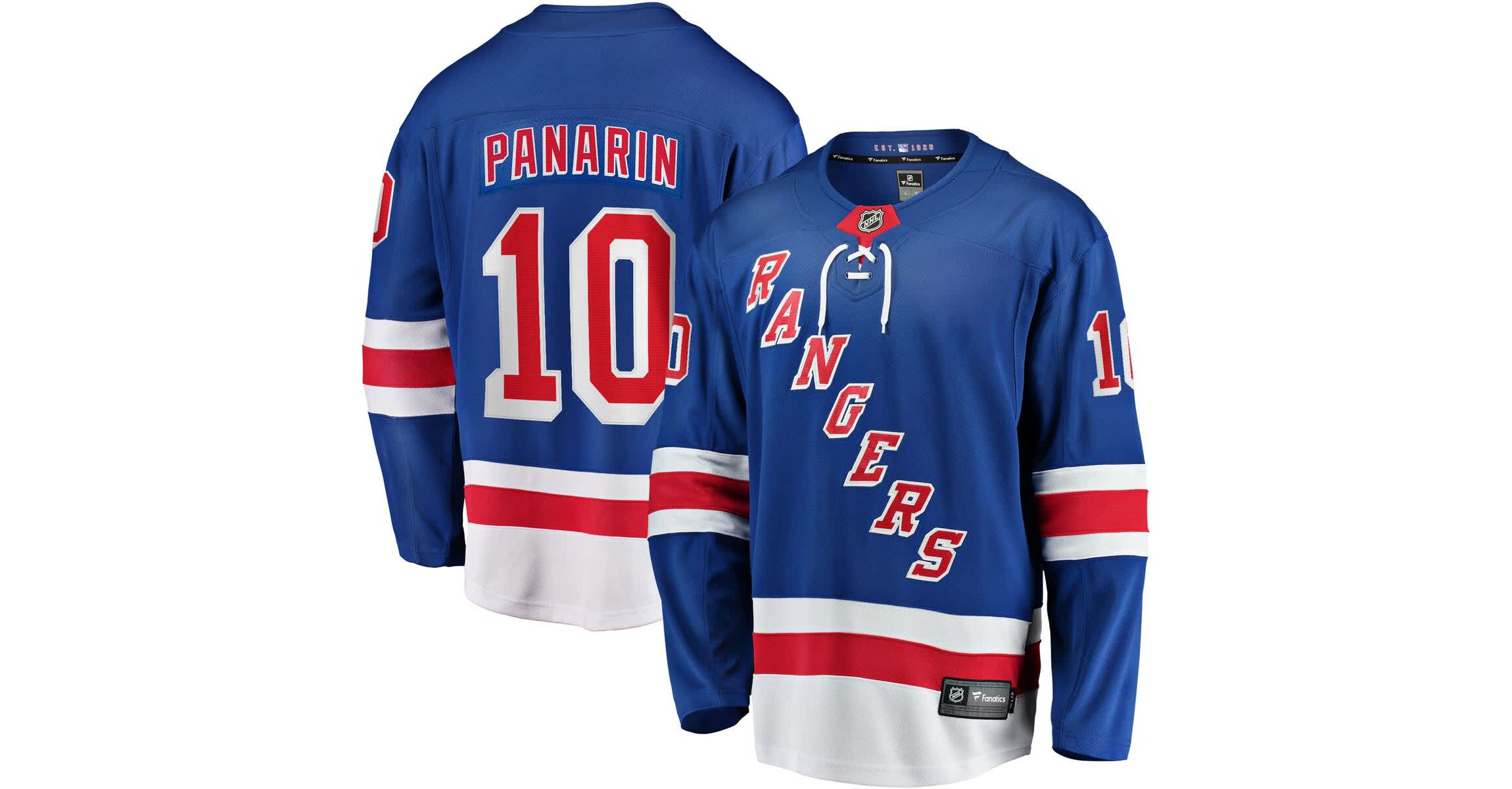 NHL Fanatics Artemi Panarin New York Rangers Home Breakaway Player Jersey