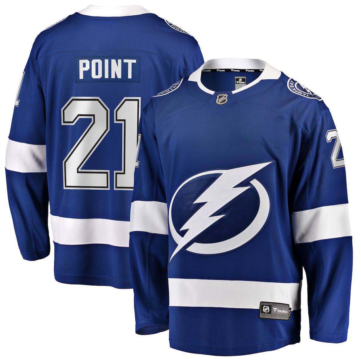 NHL Fanatics Brayden Point Tampa Bay Lightning Home Breakaway Player Jersey