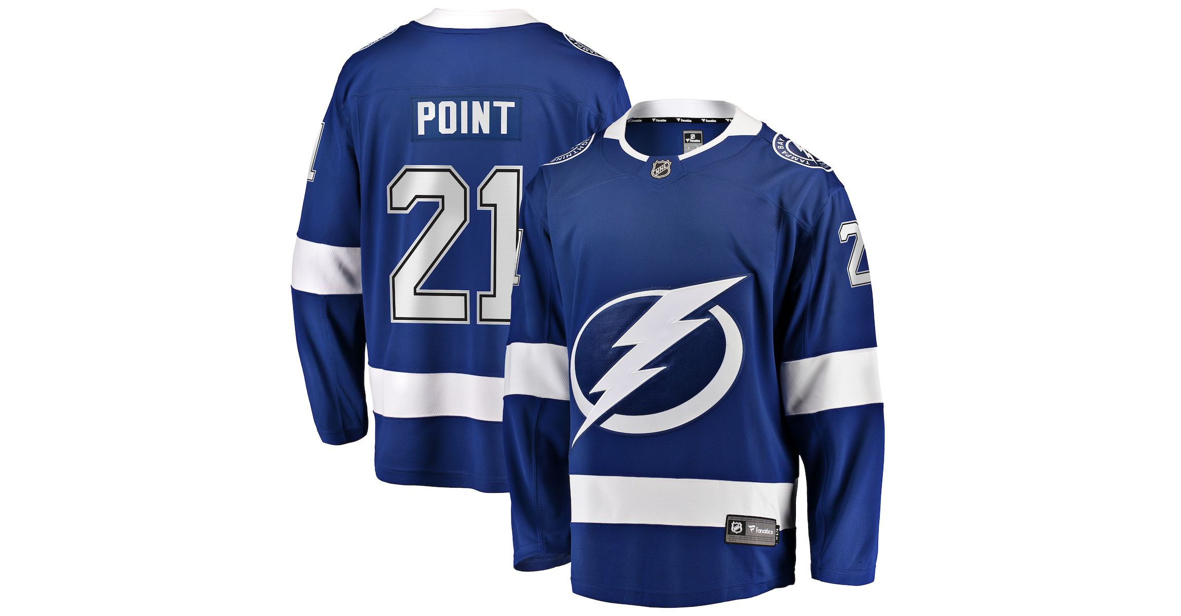 NHL Fanatics Brayden Point Tampa Bay Lightning Home Breakaway Player Jersey