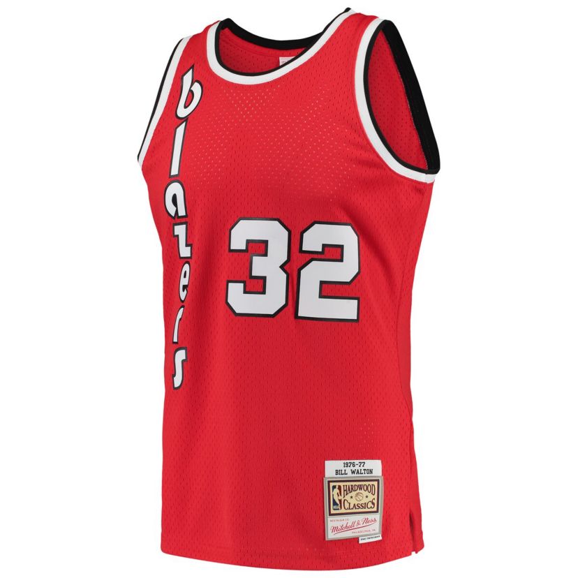 NBA Bill Walton Portland Trail Blazers 1976/77 Hardwood Classics Swingman Jersey