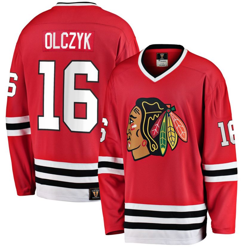 NHL Fanatics Eddie Olczyk Chicago Blackhawks Premier Breakaway Retired Player Jersey