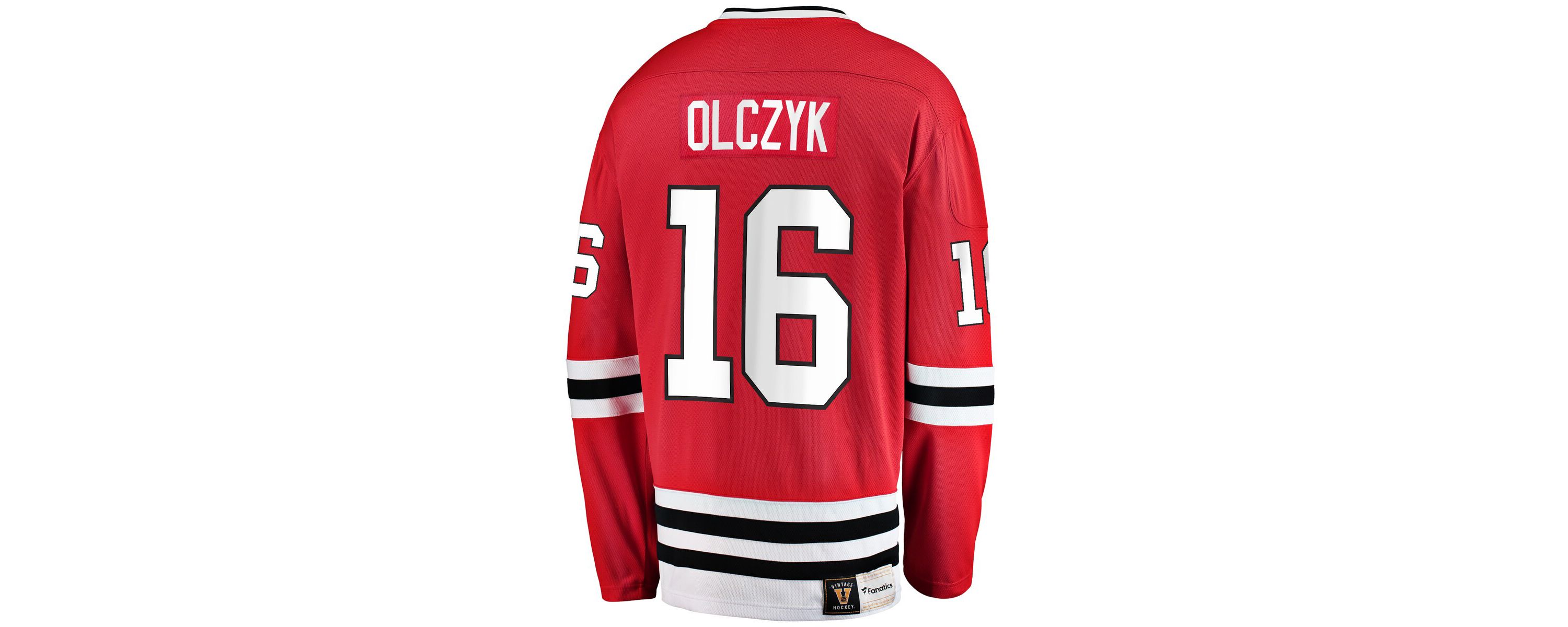 NHL Fanatics Eddie Olczyk Chicago Blackhawks Premier Breakaway Retired Player Jersey