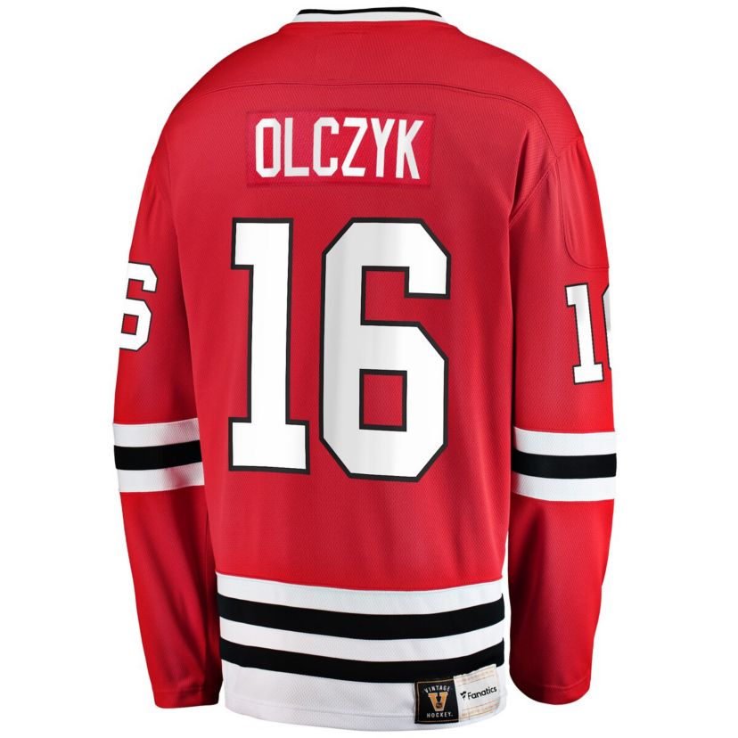 NHL Fanatics Eddie Olczyk Chicago Blackhawks Premier Breakaway Retired Player Jersey