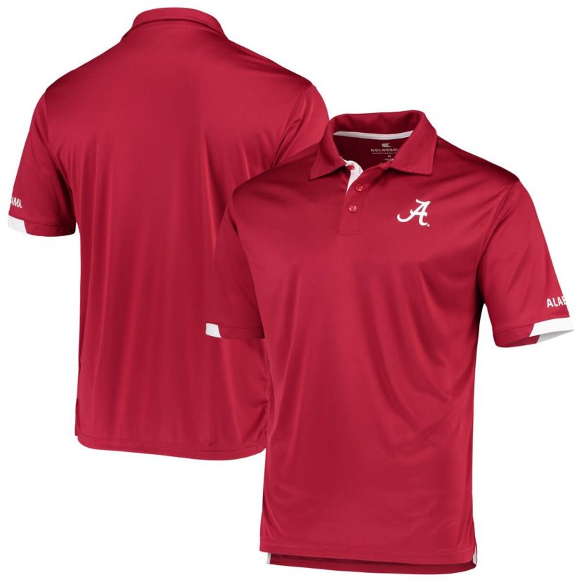 Alabama Crimson Tide NCAA Alabama Tide Santry Lightweight Polo