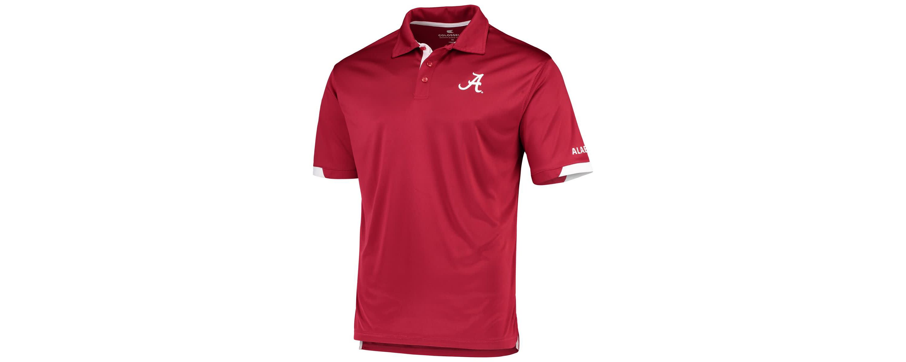 Alabama Crimson Tide NCAA Alabama Tide Santry Lightweight Polo