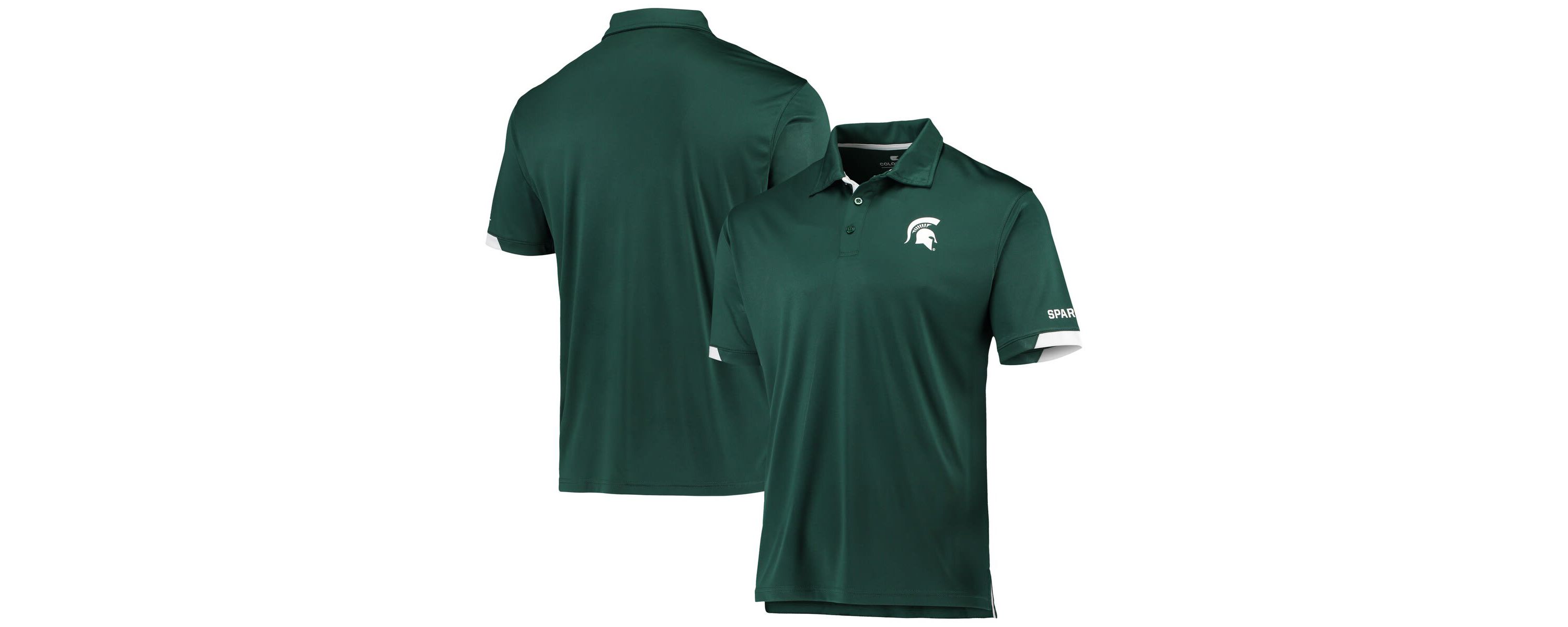 NCAA Michigan State Spartans Santry Lightweight Polo