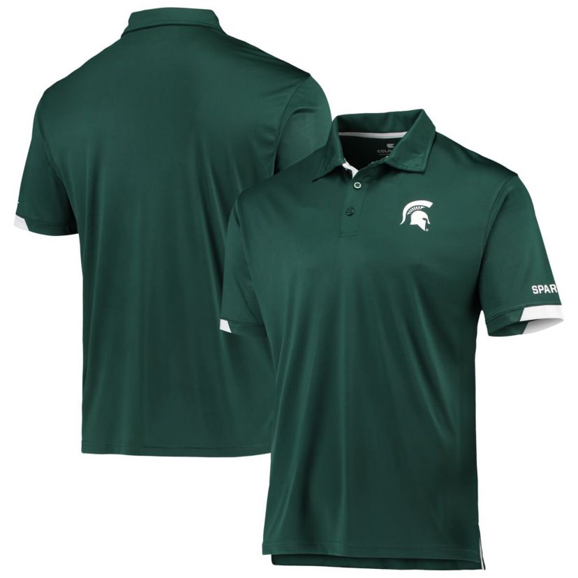 NCAA Michigan State Spartans Santry Lightweight Polo
