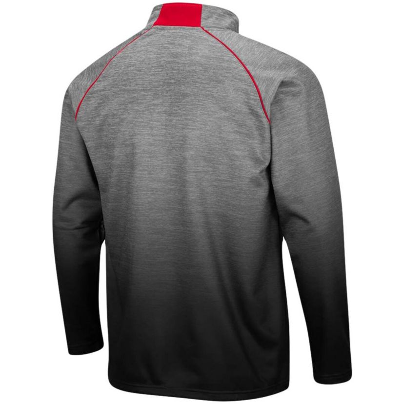 NCAA ed Nebraska Huskers Sitwell Sublimated Quarter-Zip Pullover Jacket