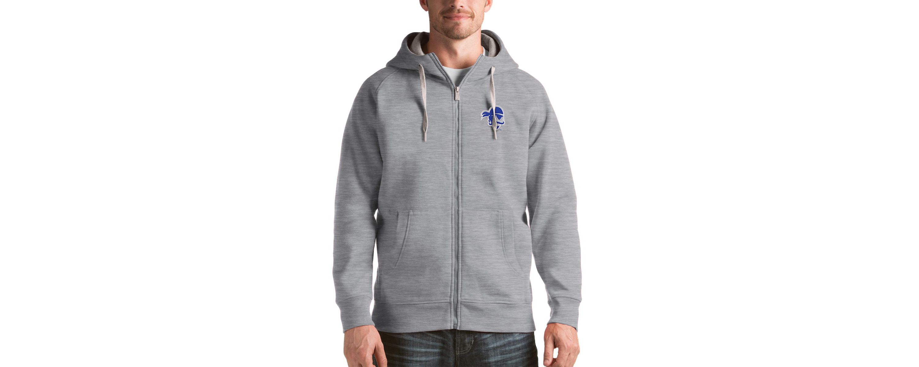 NCAA Heather Seton Hall Pirates Victory Full-Zip Hoodie