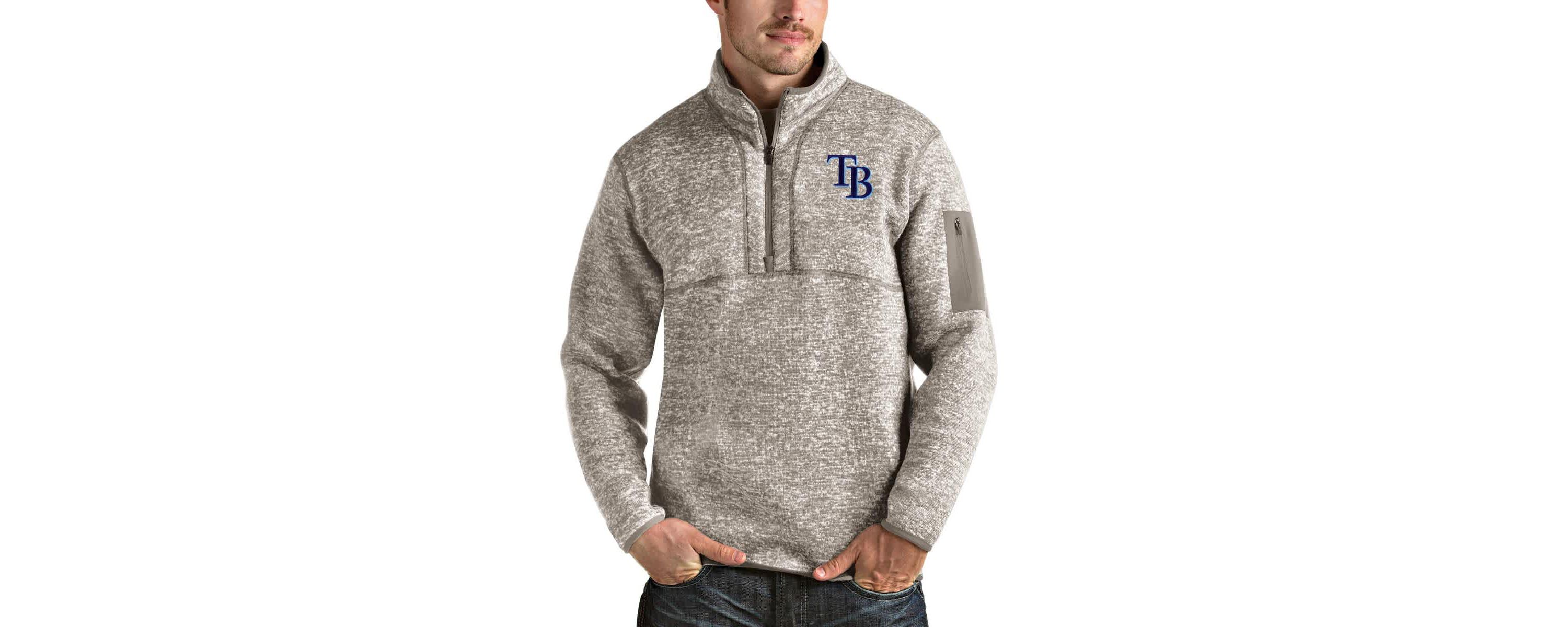 MLB Tampa Bay Rays Fortune Quarter-Zip Pullover Jacket
