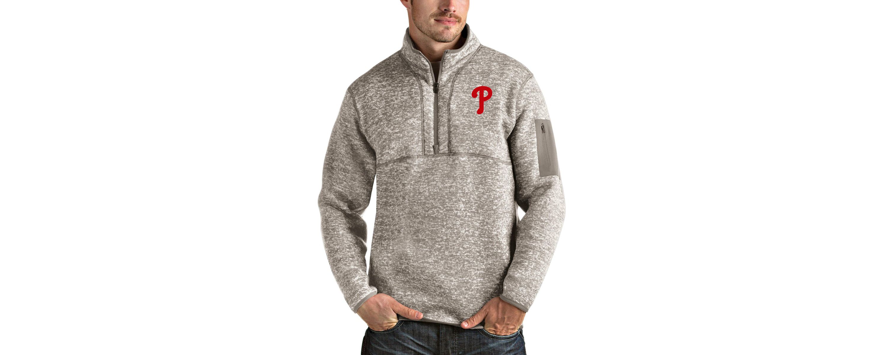 MLB Philadelphia Phillies Fortune Quarter-Zip Pullover Jacket