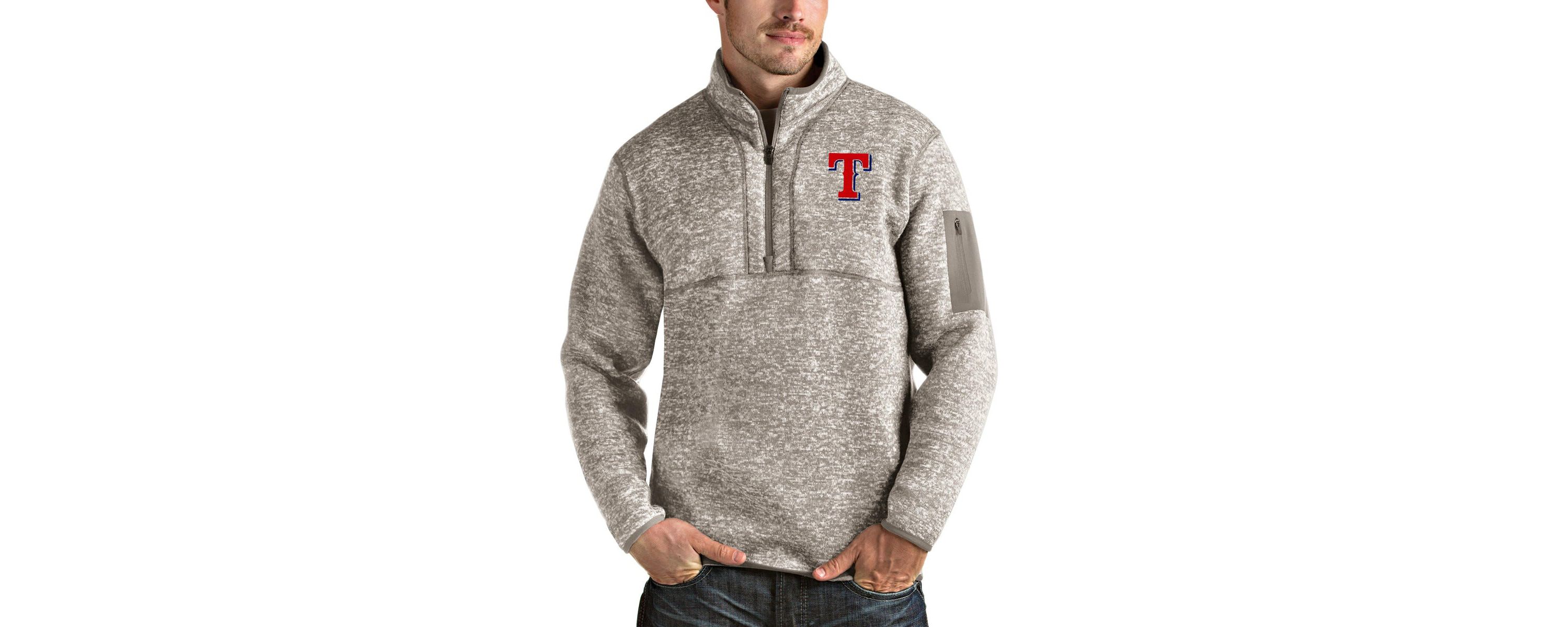 MLB Texas Rangers Fortune Quarter-Zip Pullover Jacket