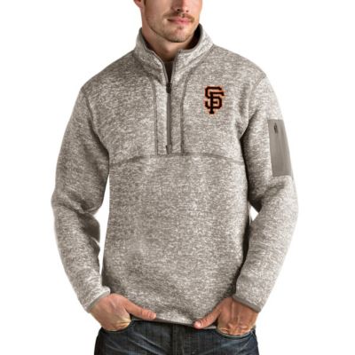 Antigua Men's MLB San Francisco Giants Fortune Quarter-Zip Pullover Jacket, Small