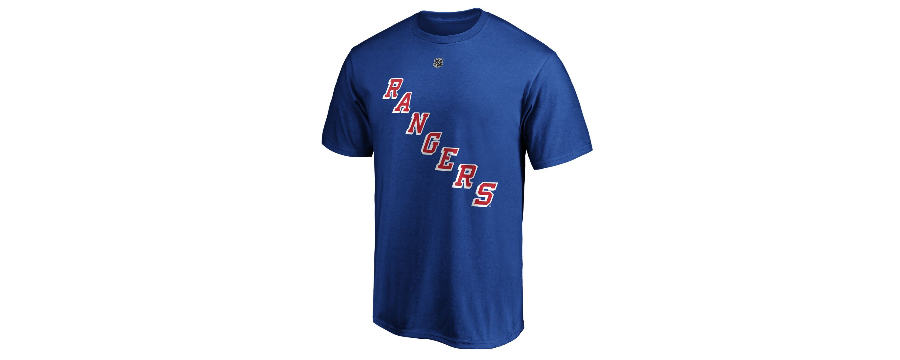 NHL Fanatics Artemi Panarin New York Rangers Player Authentic Stack Name & Number T-Shirt