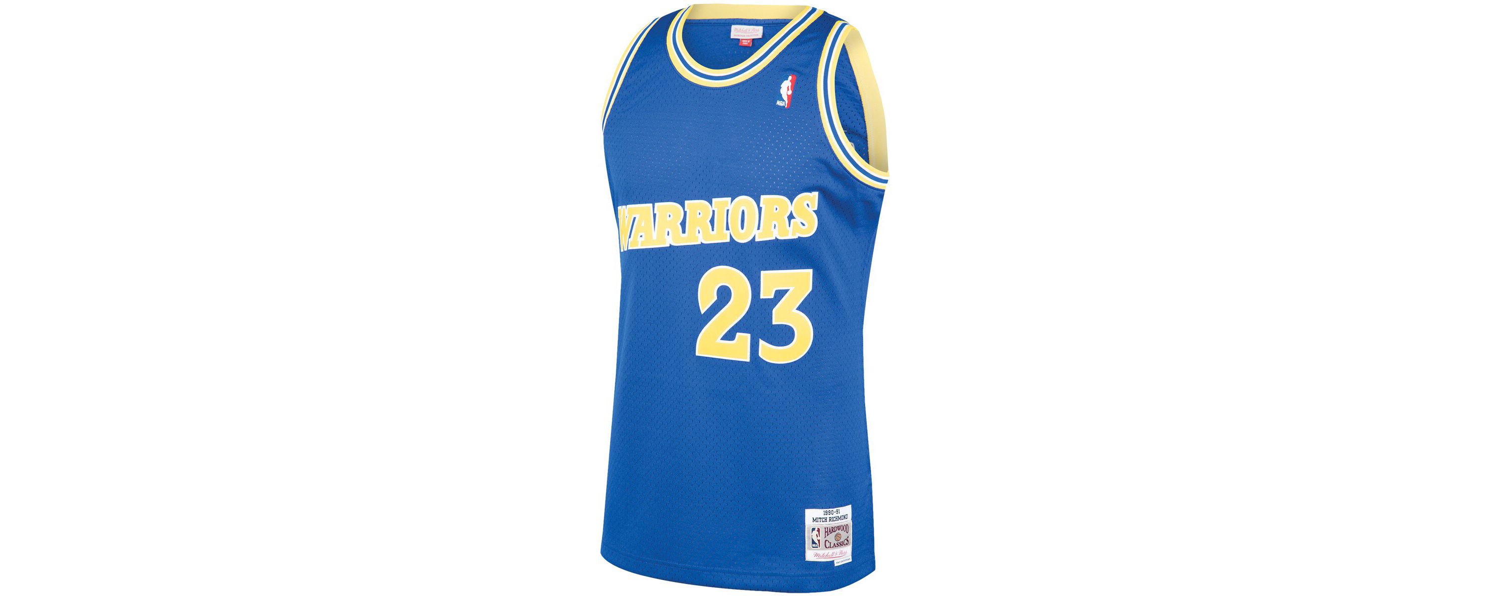 NBA Mitch Richmond Golden State Warriors 1990/91 Hardwood Classics Swingman Jersey