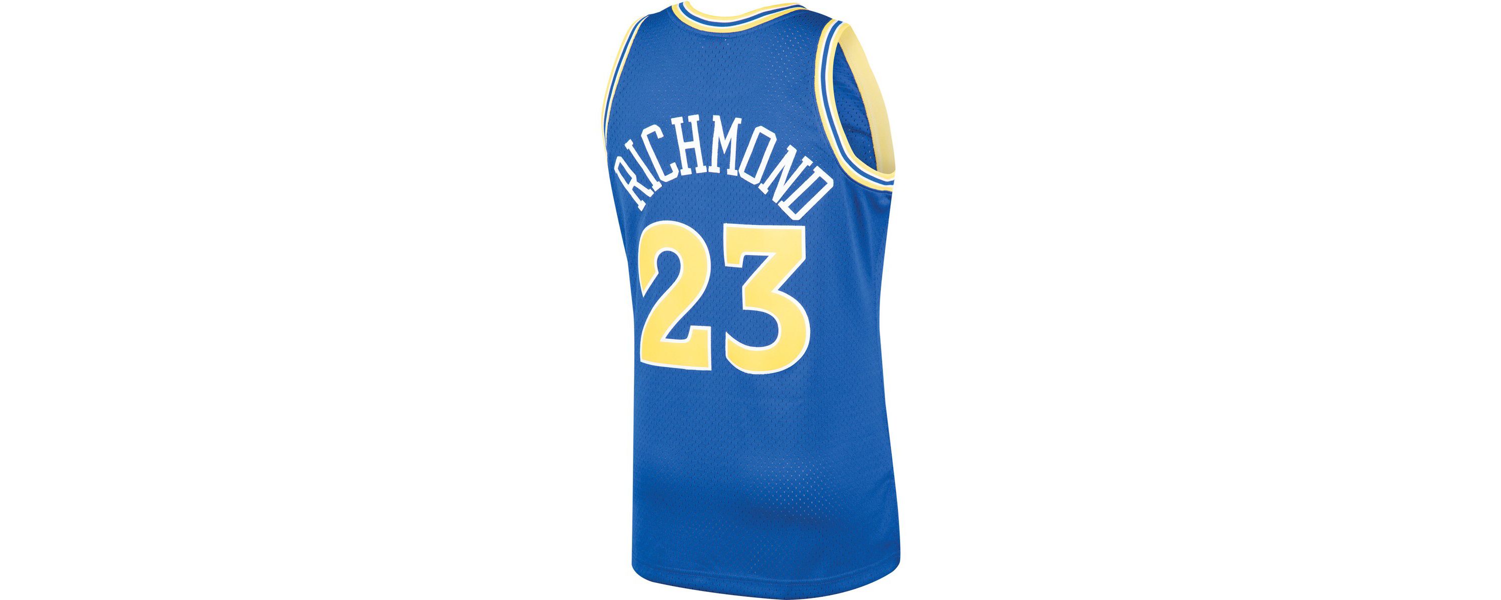 NBA Mitch Richmond Golden State Warriors 1990/91 Hardwood Classics Swingman Jersey
