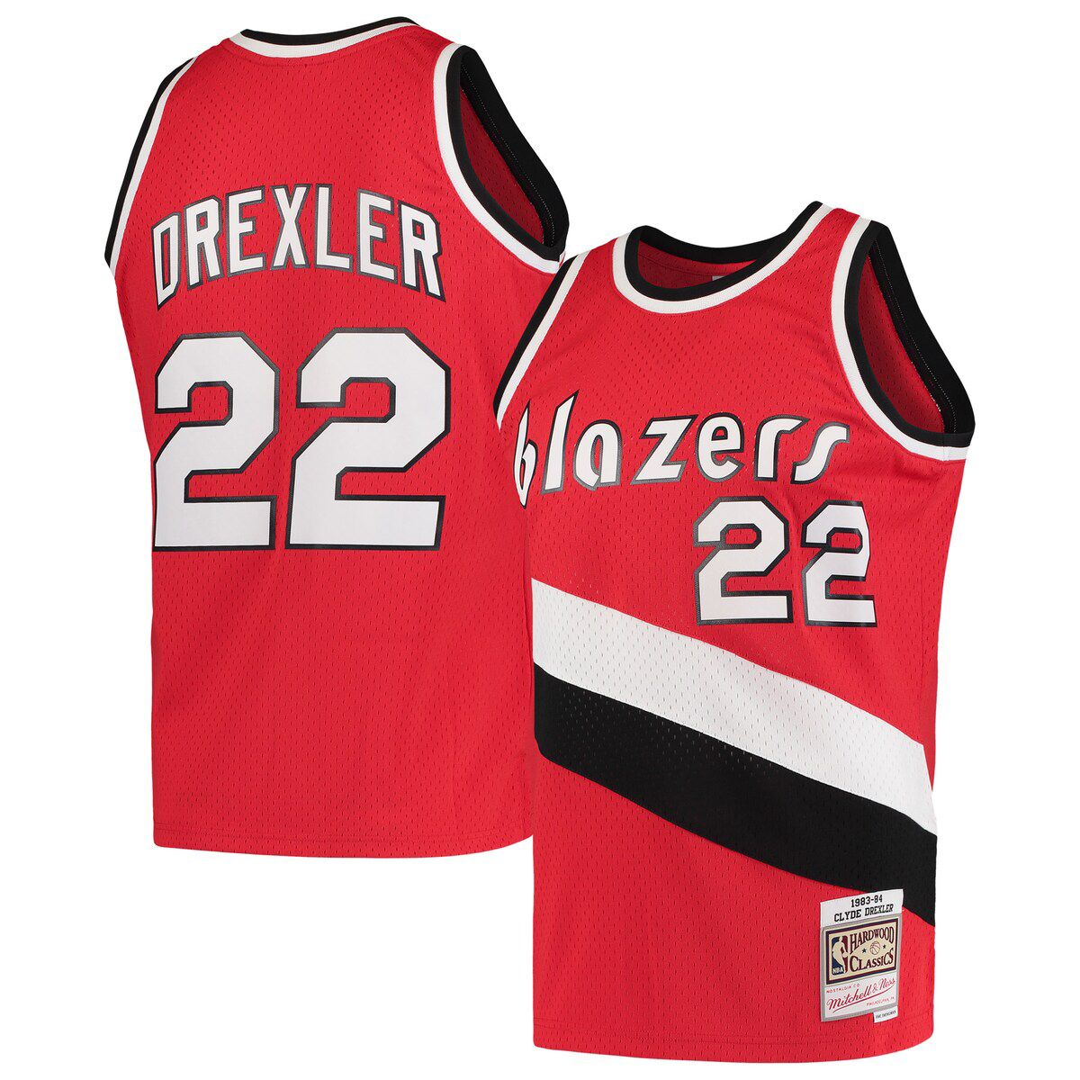 NBA Clyde Drexler Portland Trail Blazers 1983/84 Hardwood Classics Swingman Jersey