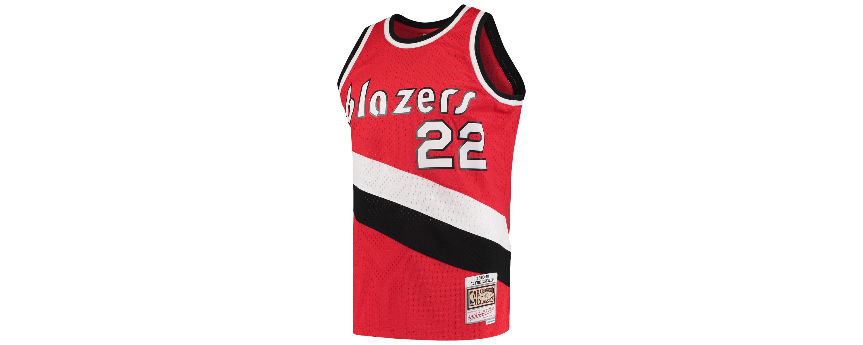 NBA Clyde Drexler Portland Trail Blazers 1983/84 Hardwood Classics Swingman Jersey