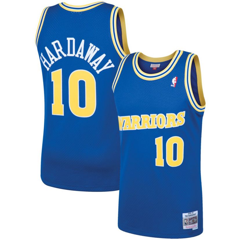 NBA Tim Hardaway Golden State Warriors 1990/91 Hardwood Classics Swingman Jersey