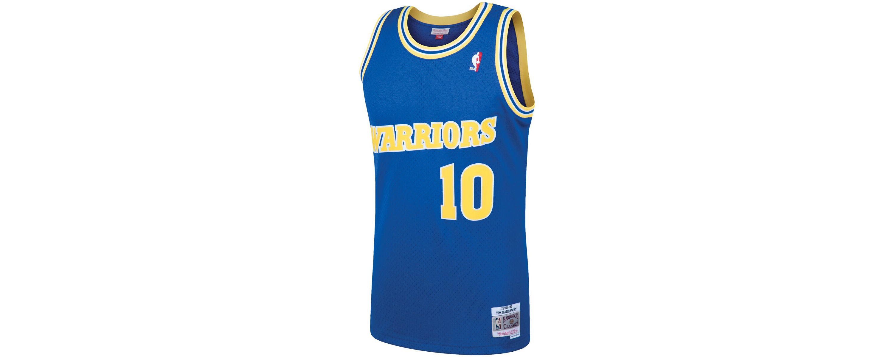 NBA Tim Hardaway Golden State Warriors 1990/91 Hardwood Classics Swingman Jersey