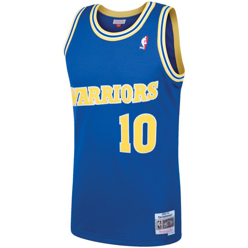 NBA Tim Hardaway Golden State Warriors 1990/91 Hardwood Classics Swingman Jersey