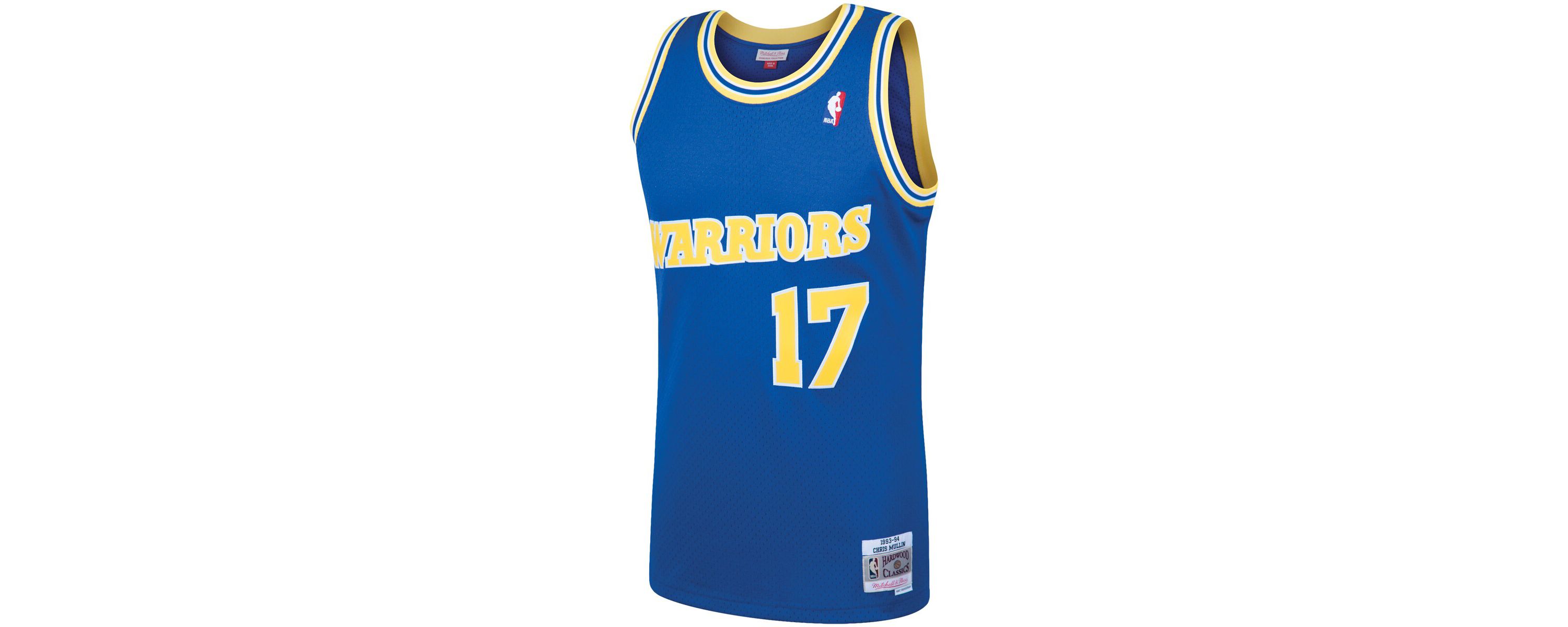 NBA Chris Mullin Golden State Warriors 1993/94 Hardwood Classics Swingman Jersey