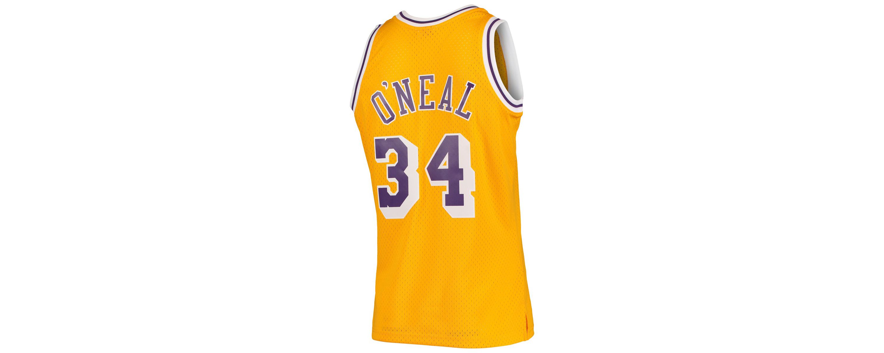NBA Shaquille ONeal Los Angeles Lakers 1996/97 Hardwood Classics Swingman Jersey