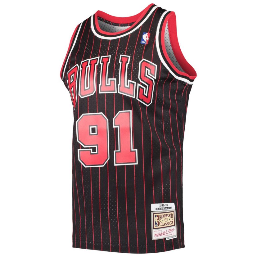 NBA Dennis Rodman Chicago Bulls Hardwood Classics Swingman Jersey